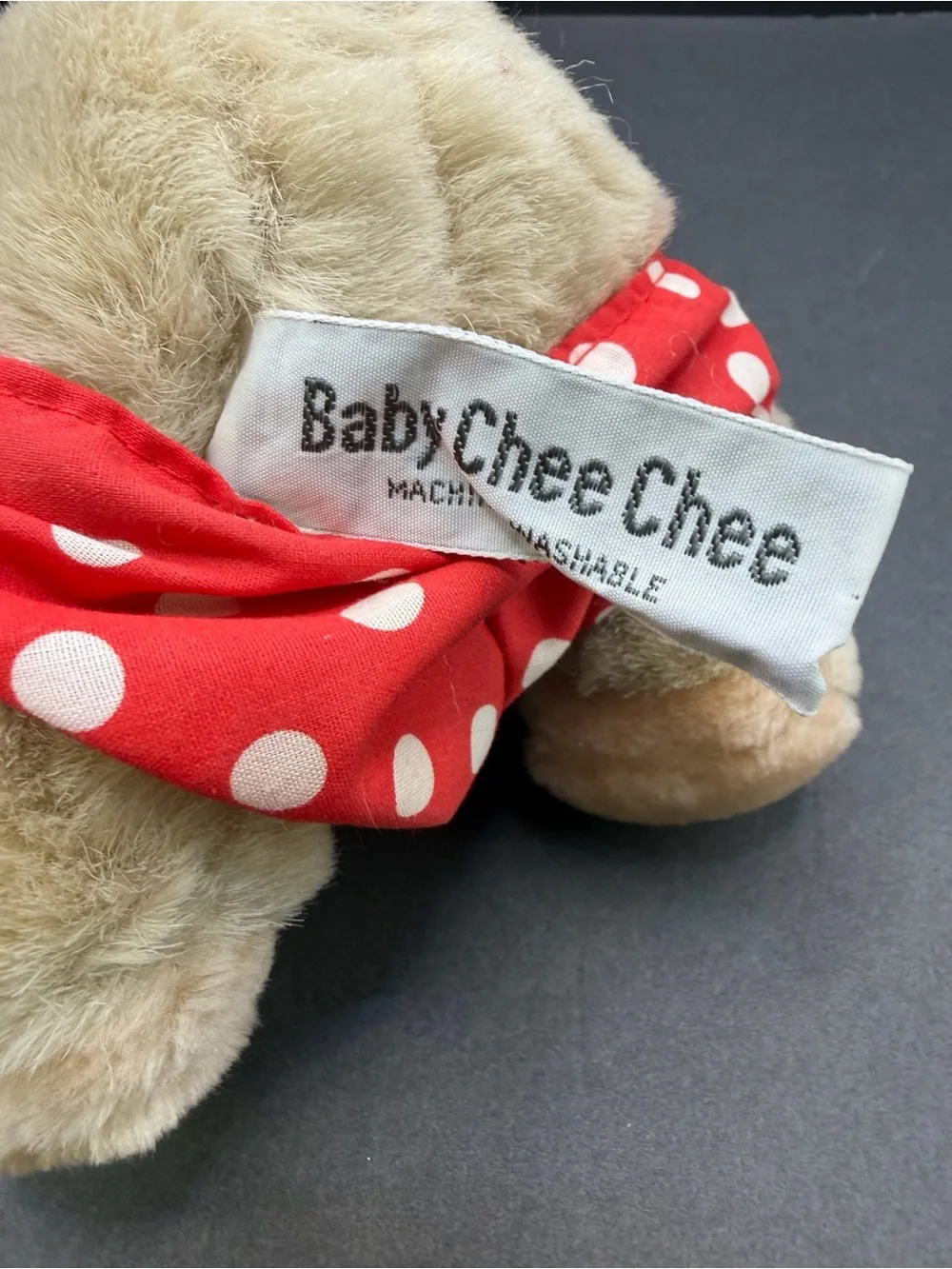 Russ-Berry Caress Cuties Soft Plush, Baby Chee Chee 1980’s, Still has‎ tags